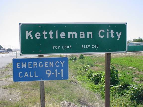 Kettleman City sign