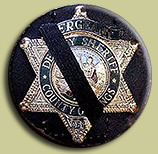 Kings County Sheriff deputy badge. 