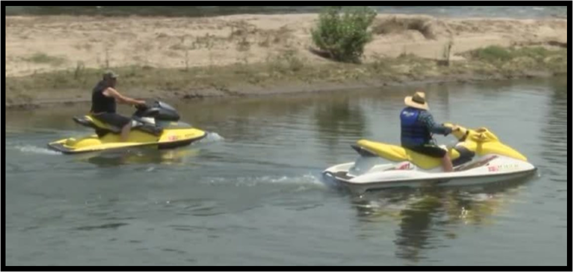 jet skis on river