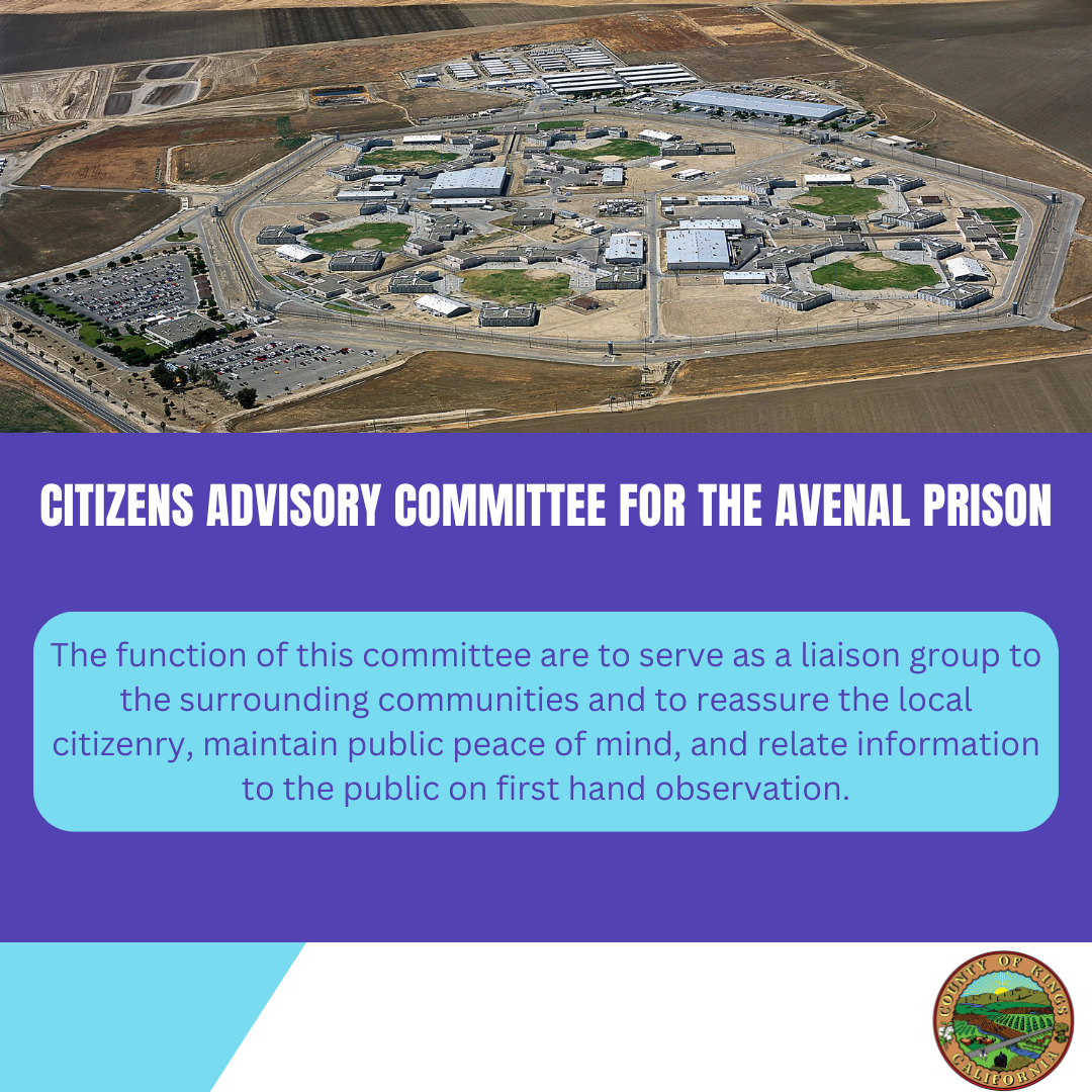 CITIZENS ADVISORY COMMITTEE FOR THE AVENAL PRISON