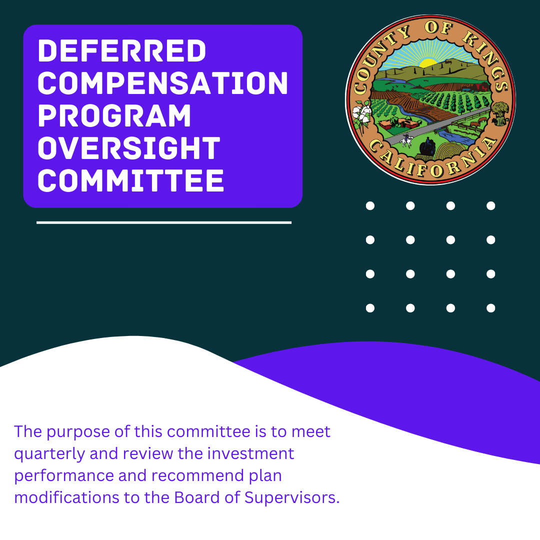 DEFERRED COMPENSATION PROGRAM OVERSIGHT COMMITTEE