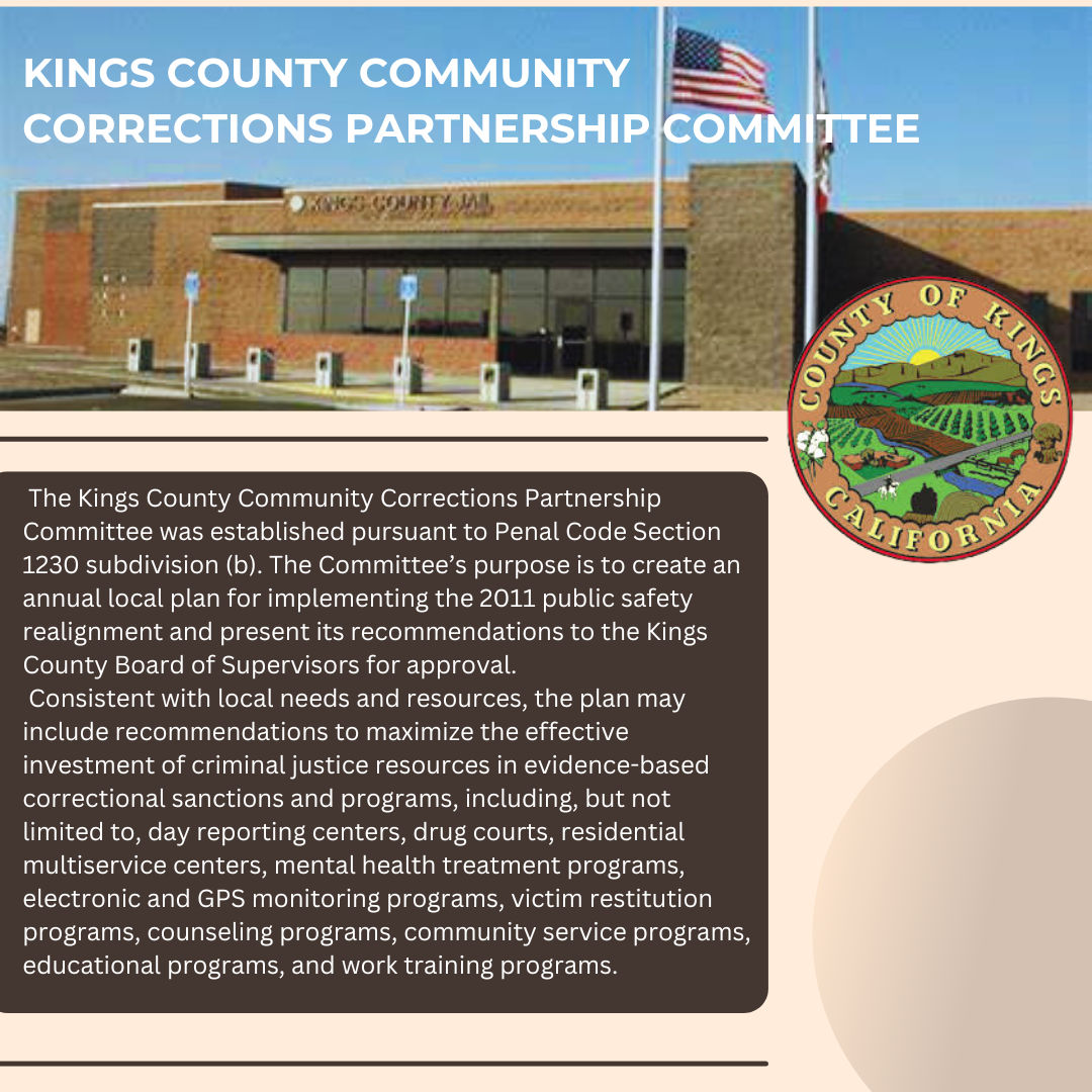 Kings County Community Corrections Partnership Committee